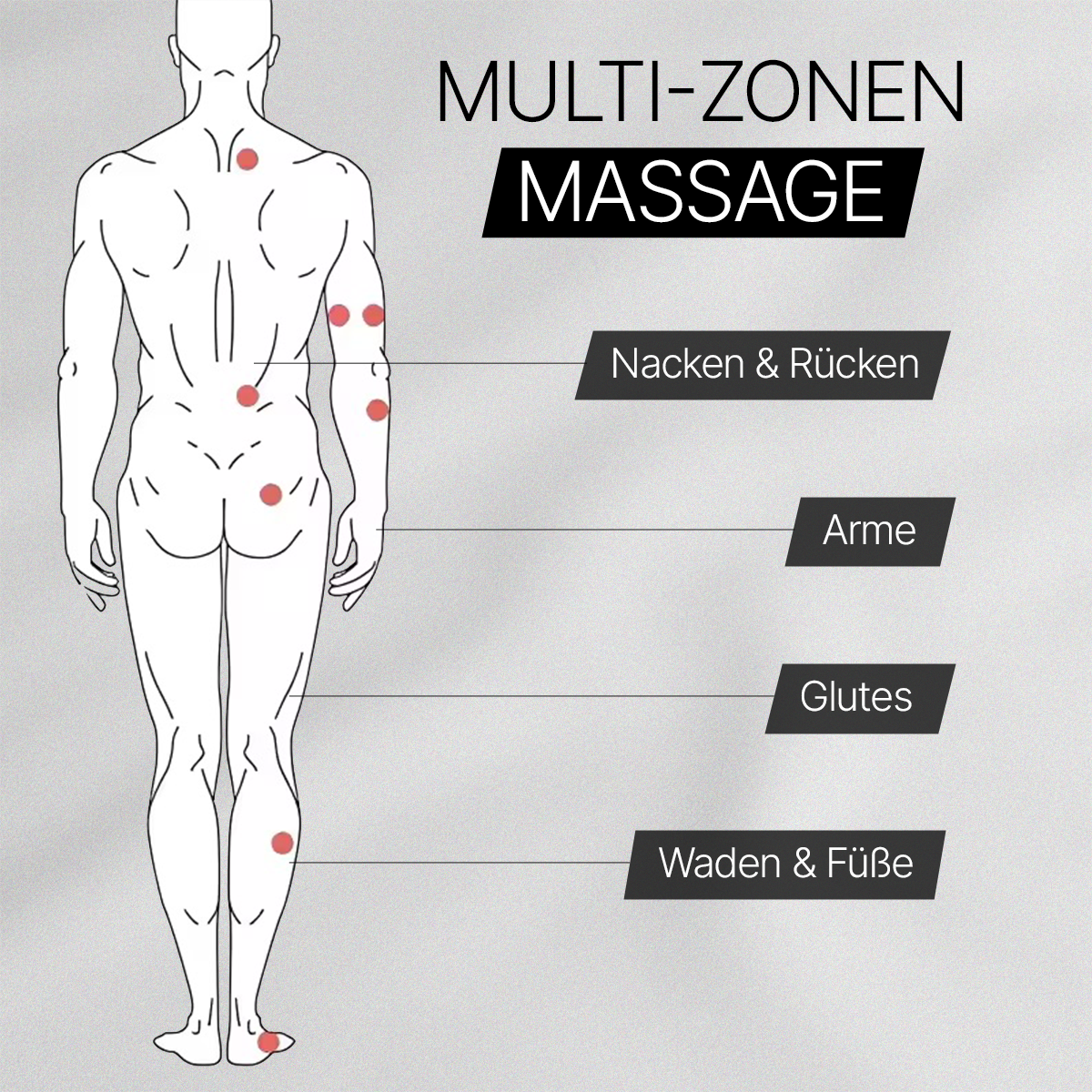 Rücken Faszienrolle